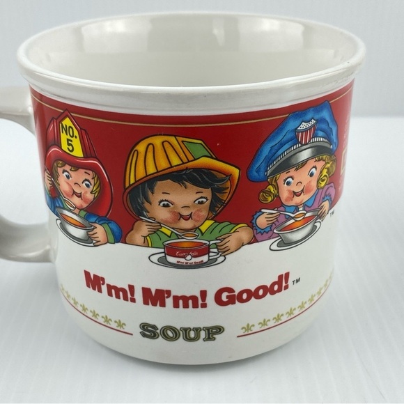 Campbells Soup Mugs 1998 Vintage Collectible Professions Mugs Set of 2 - 14 oz - Picture 3 of 8
